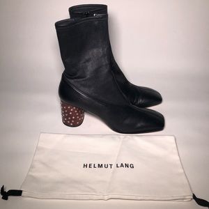 Helmet Lang studded sock boot